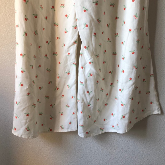 Anthropologie Feather Bone Flare Cherry Pants - Picture 6 of 8